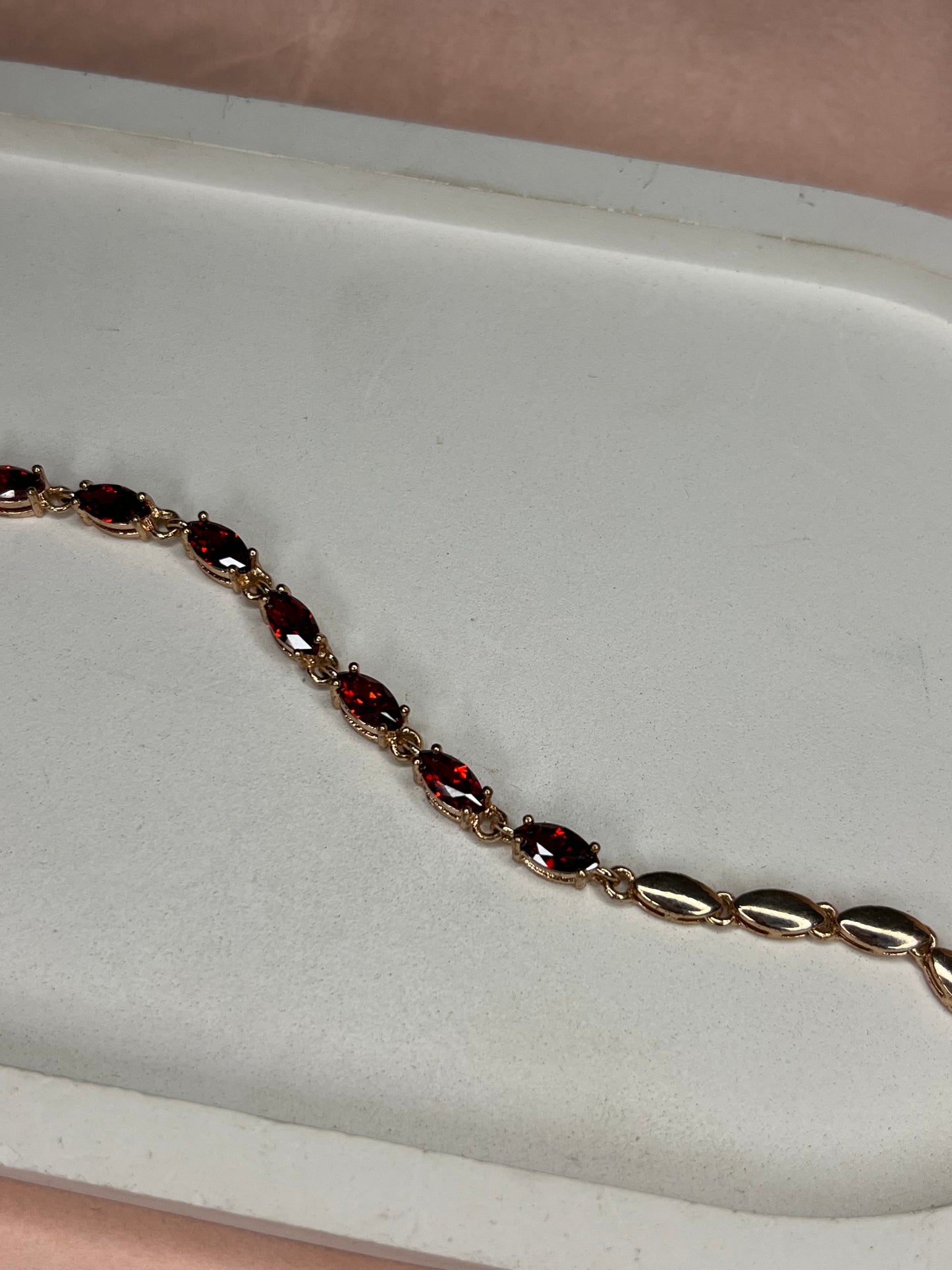 Crimson Flame Bracelet