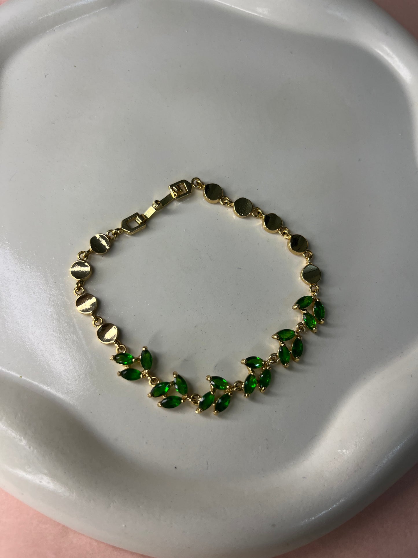 Emerald Whispers Bracelet